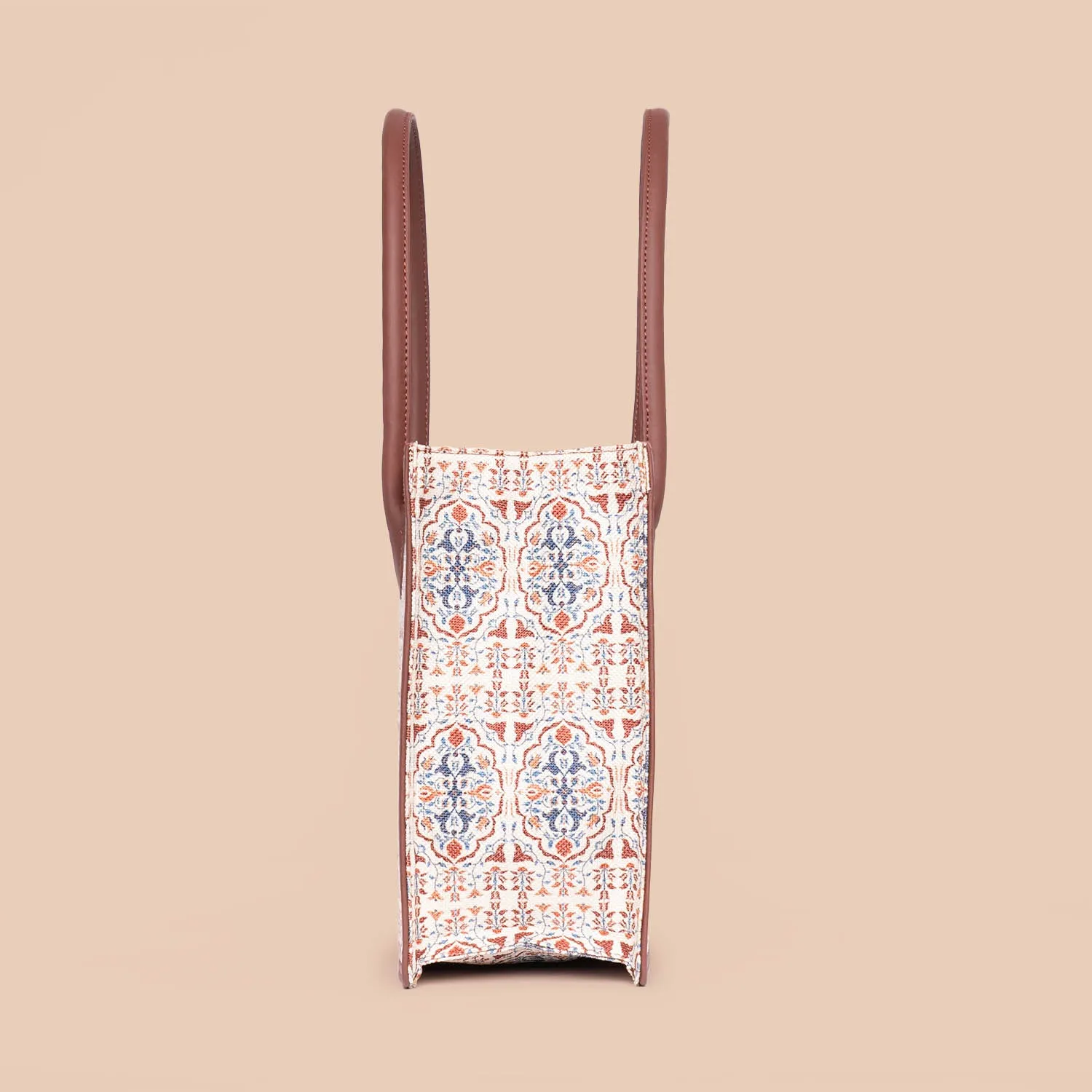 Agra Floral Book Tote