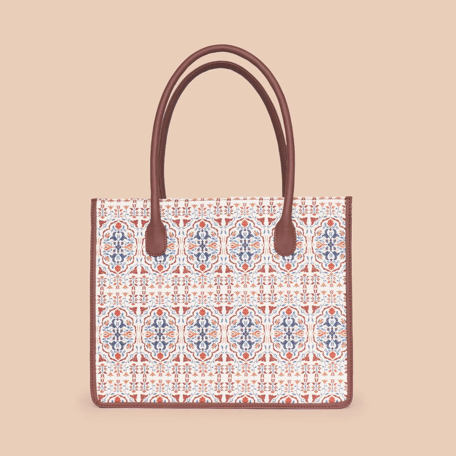 Agra Floral Book Tote