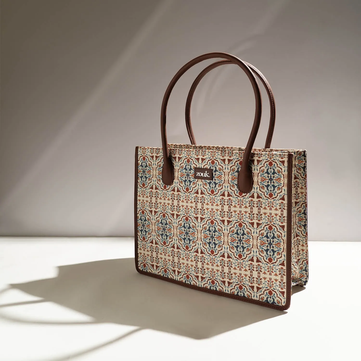 Agra Floral Book Tote