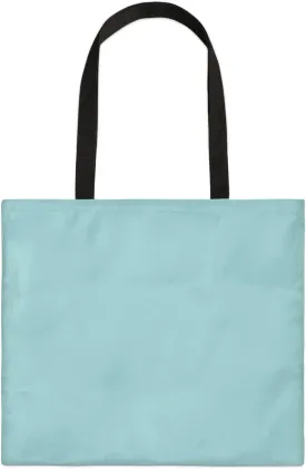 Airy Blue Canvas Tote Bag for Women Men Stylish Tote Handbag Shoulder Bag Reusable Grocery Bag