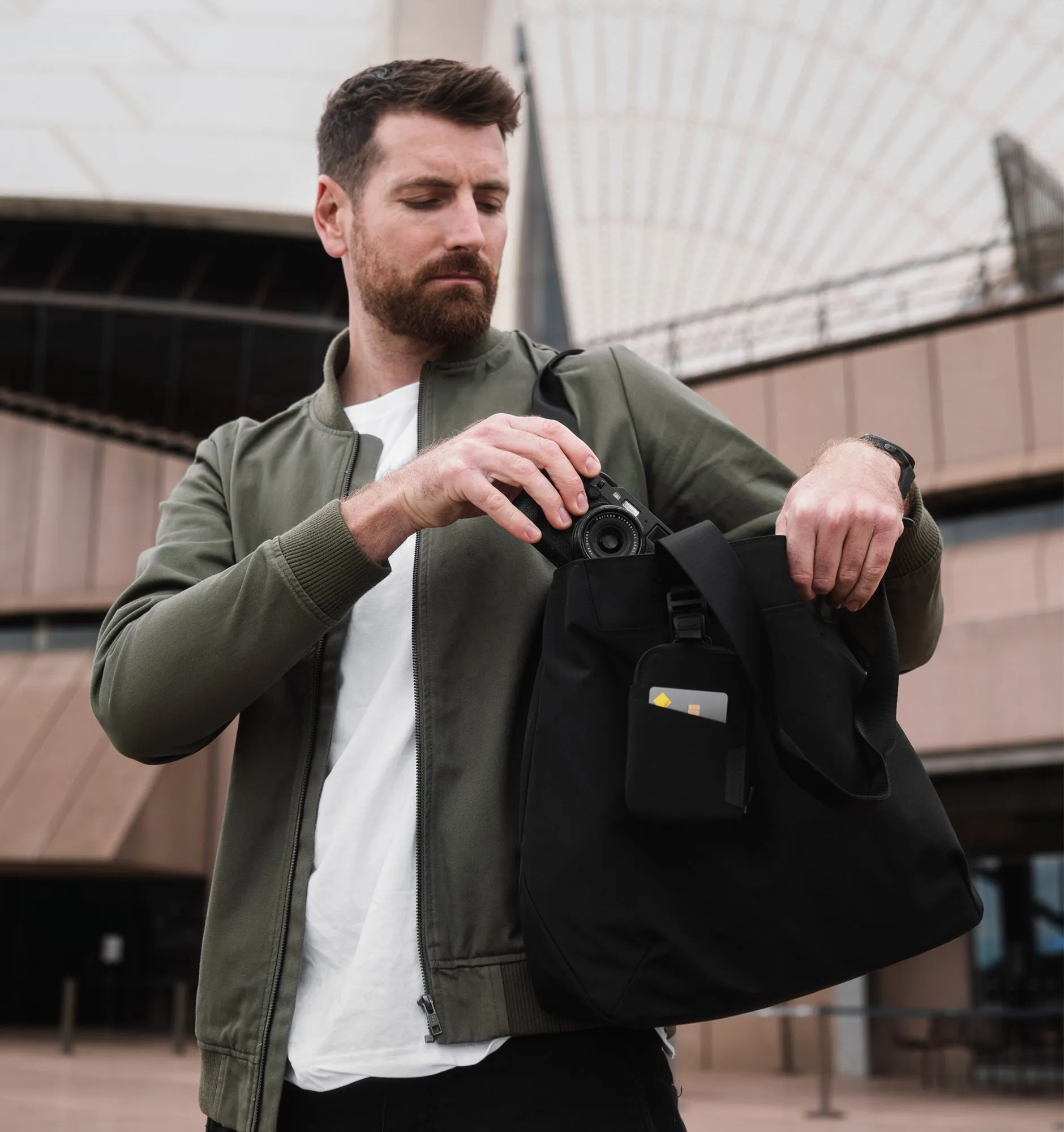 Alpaka x Rushfaster Elements Tote   Zip Card Pouch