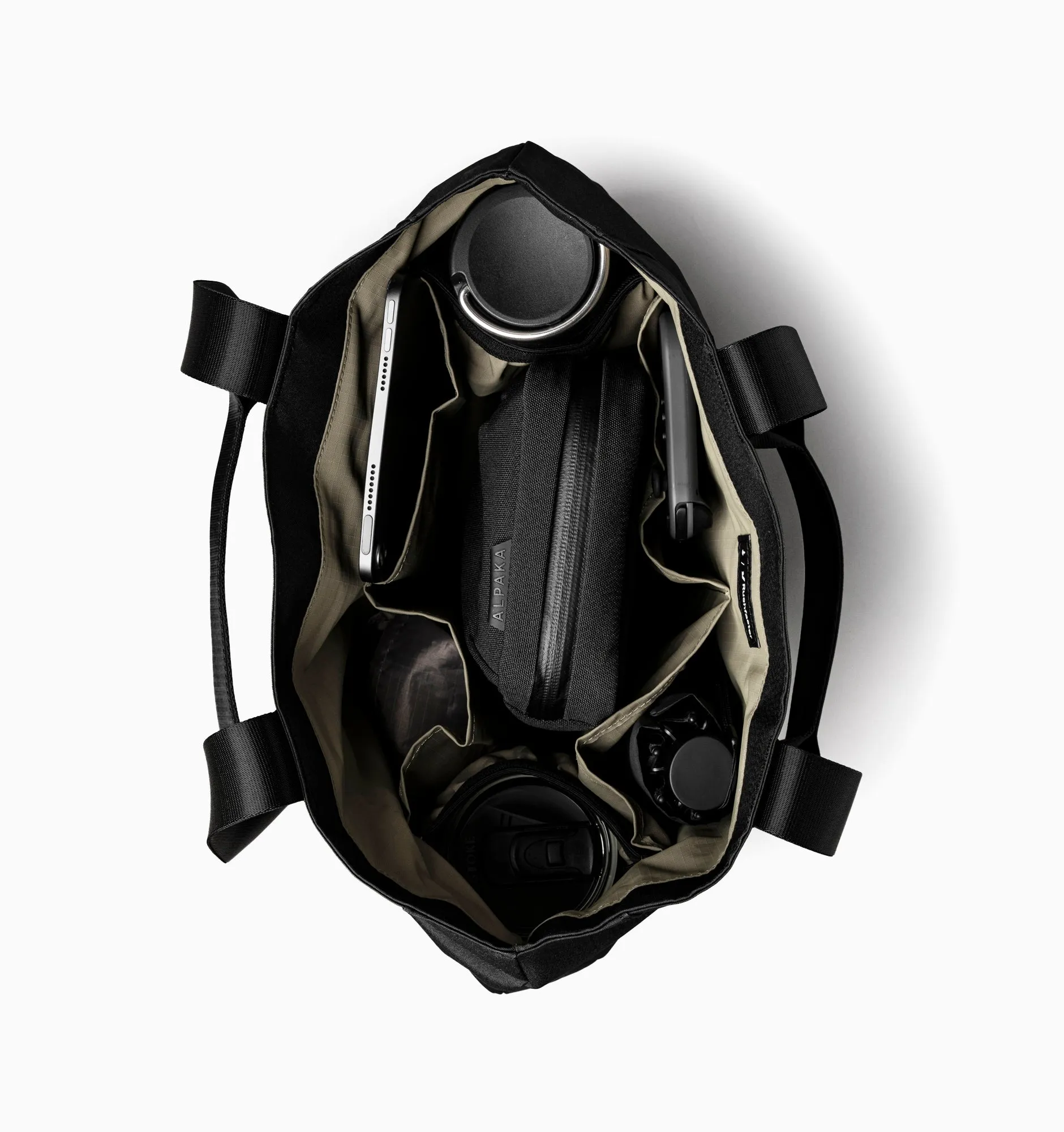 Alpaka x Rushfaster Elements Tote   Zip Card Pouch
