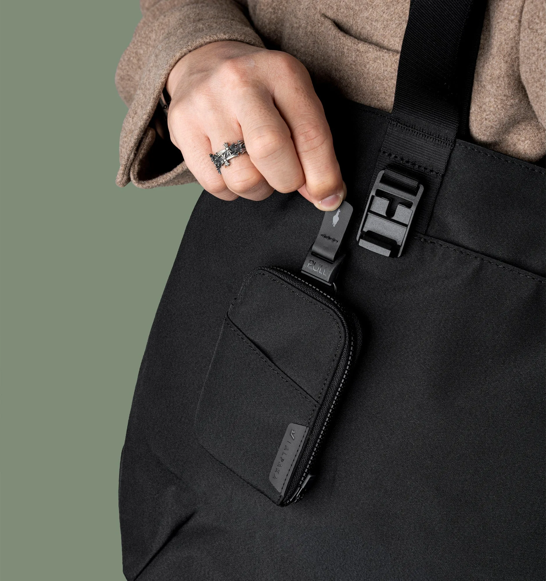 Alpaka x Rushfaster Elements Tote   Zip Card Pouch