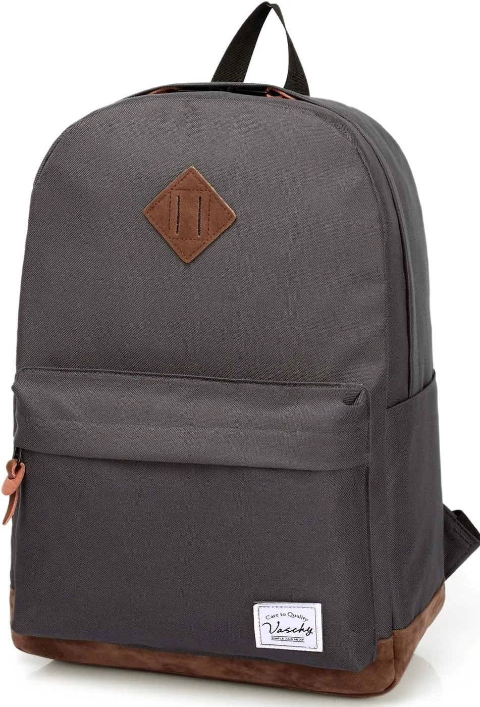 Backpack for Men Women,VASCHY Classic Water-resistant Lightweight Travel School Backpack Casual Daypack