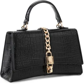 Beatfull Top Handle Purses for Women Crossbody Stylish Crocodile Leather Satchel Bag Chain Square Shoulder Handbag