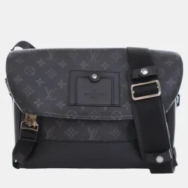 Black/Gray Monogram Canvas Voyager PM Messenger Bag