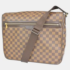 Brown Damier Ebene Canvas Bastille Messenger Bag