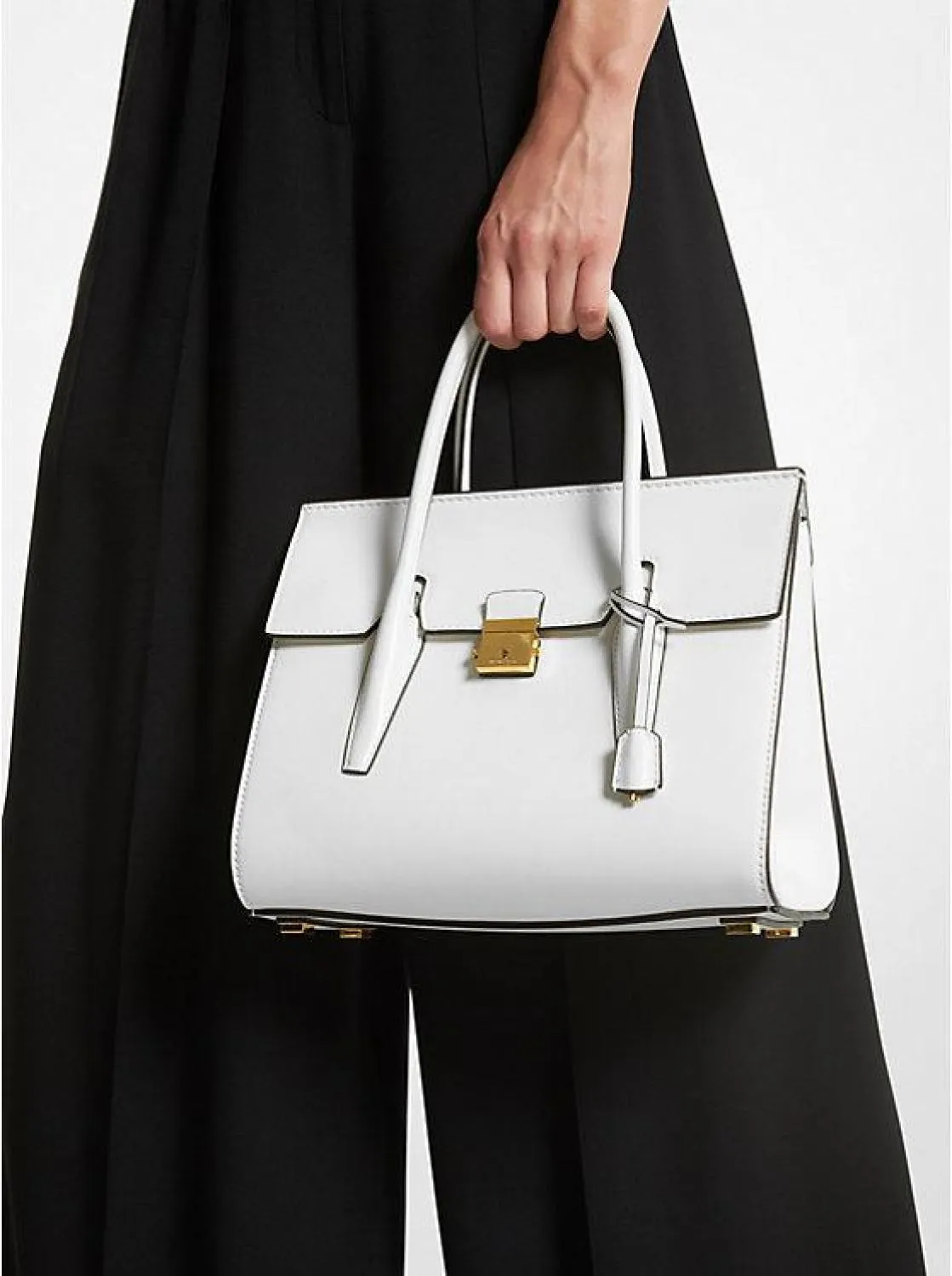 Campbell Medium Leather Satchel
