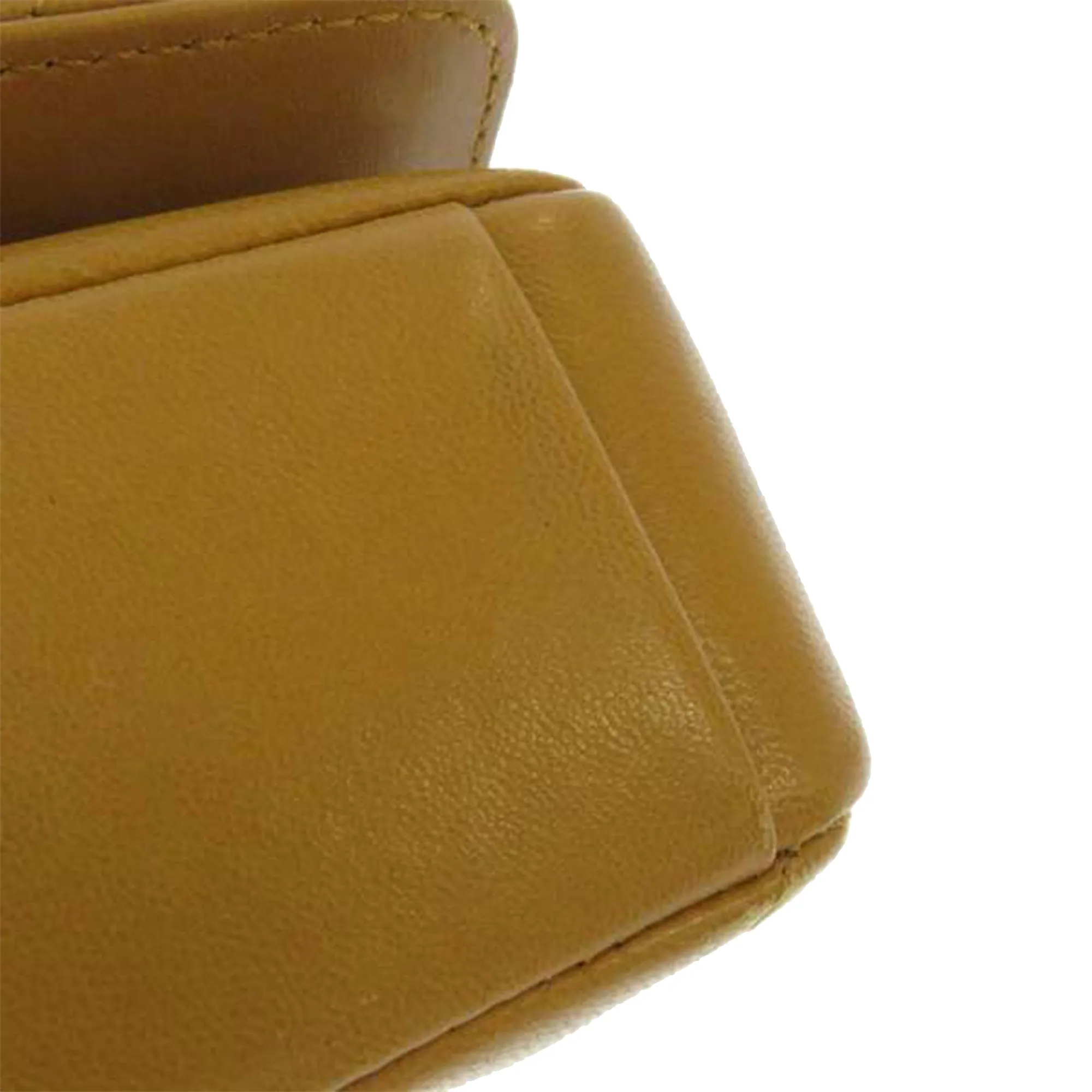 CC Timeless Lambskin Flap Bag Brown
