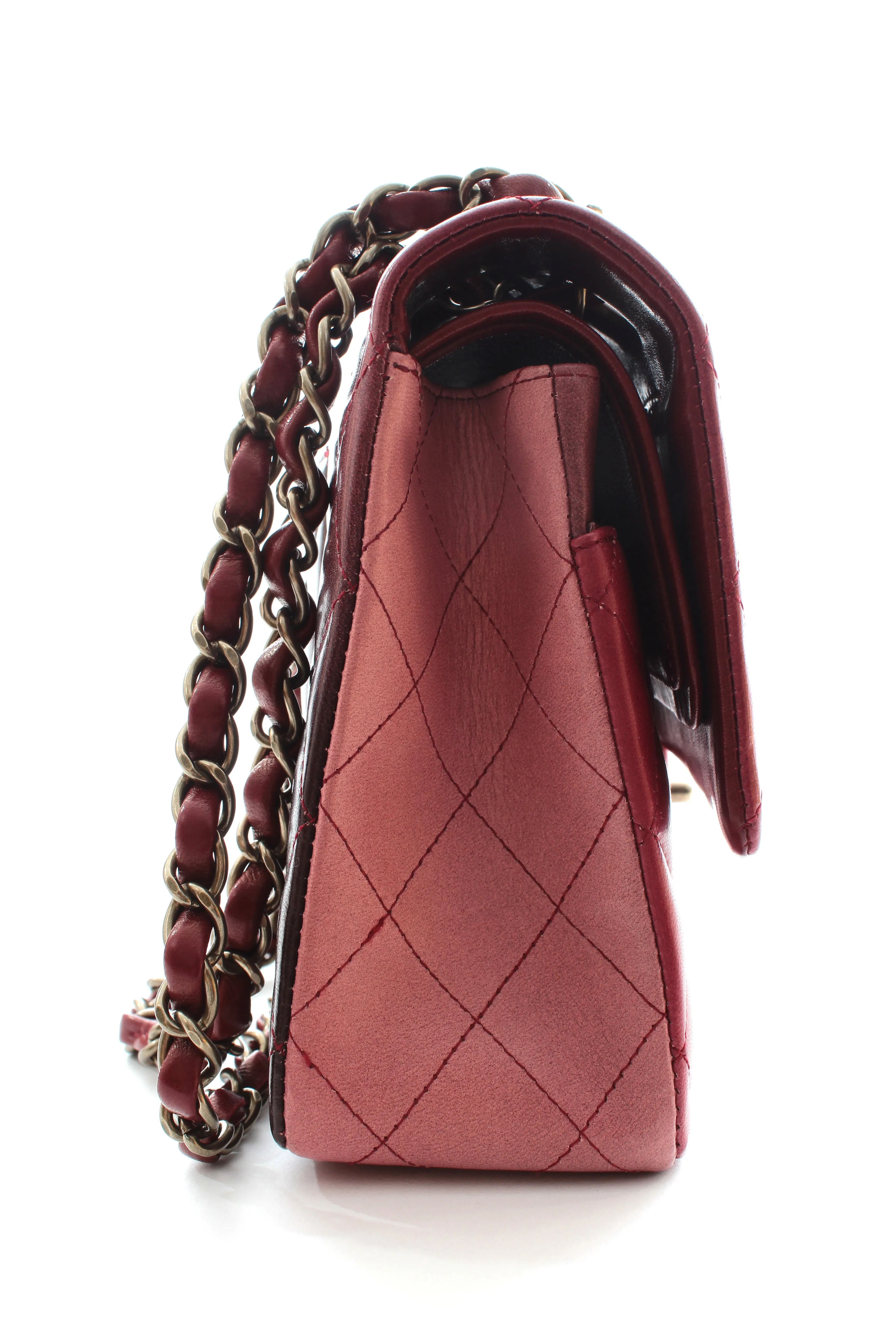 Chanel Timeless Ombré Quilted Lambskin Leather Flap Bag