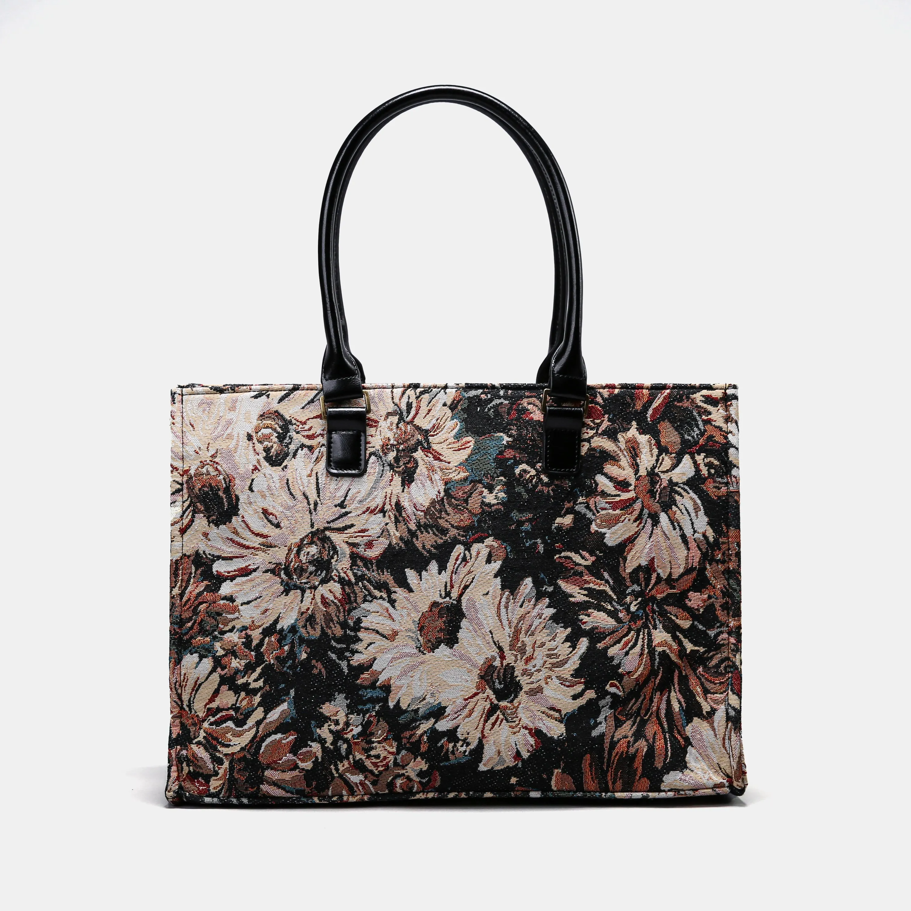 Daisy Black Laptop Work Tote