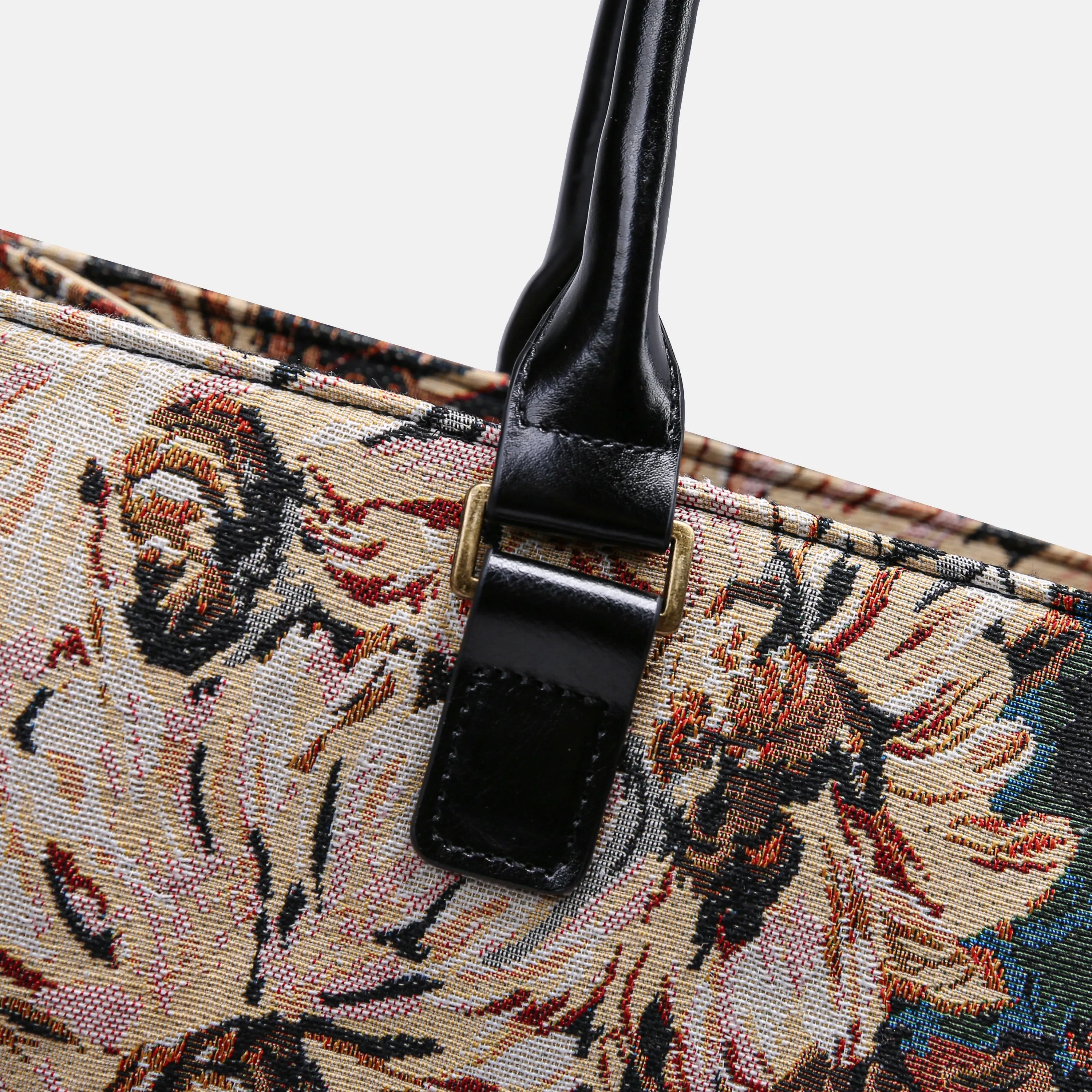 Daisy Black Laptop Work Tote