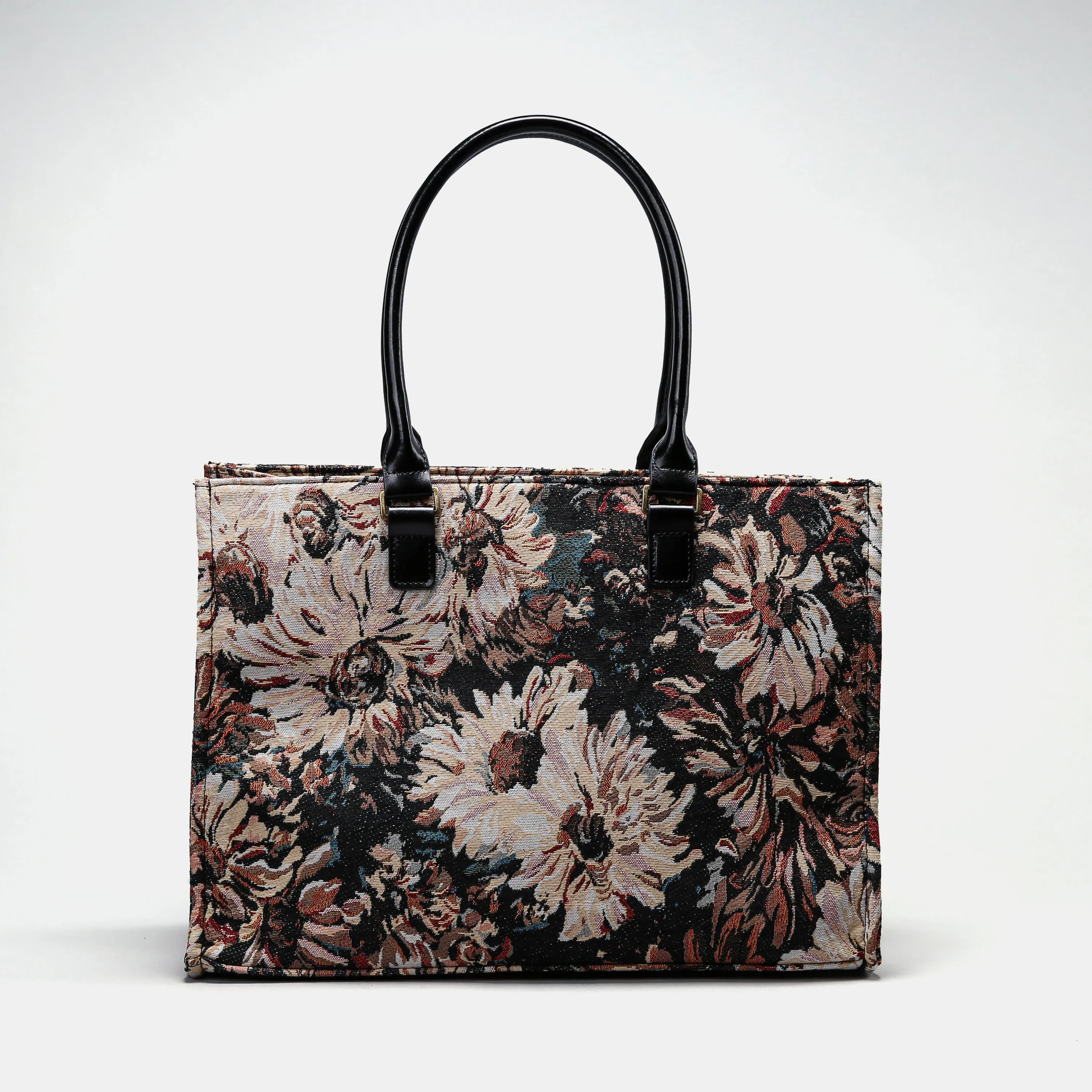 Daisy Black Laptop Work Tote