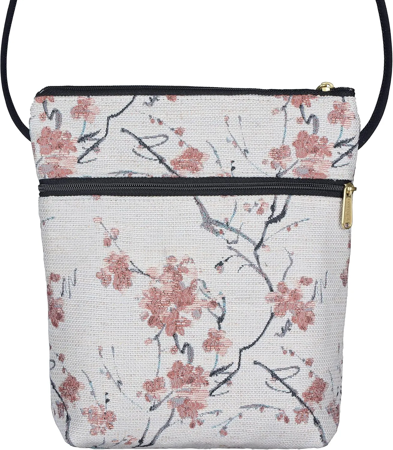 Danny K. Women's Tapestry Bella Purse Crossbody Handbag, Adjustable Cord, Handmade in USA