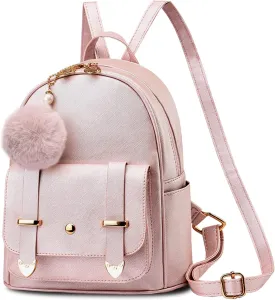 Girls Cute Mini Backpack Purse Kids Backpack Fashion School Bags PU Leather Casual Backpack for Teens Women