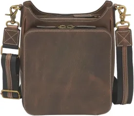 Gun Tote'n Mamas Crossbody Purse, Distressed Buffalo-Brown