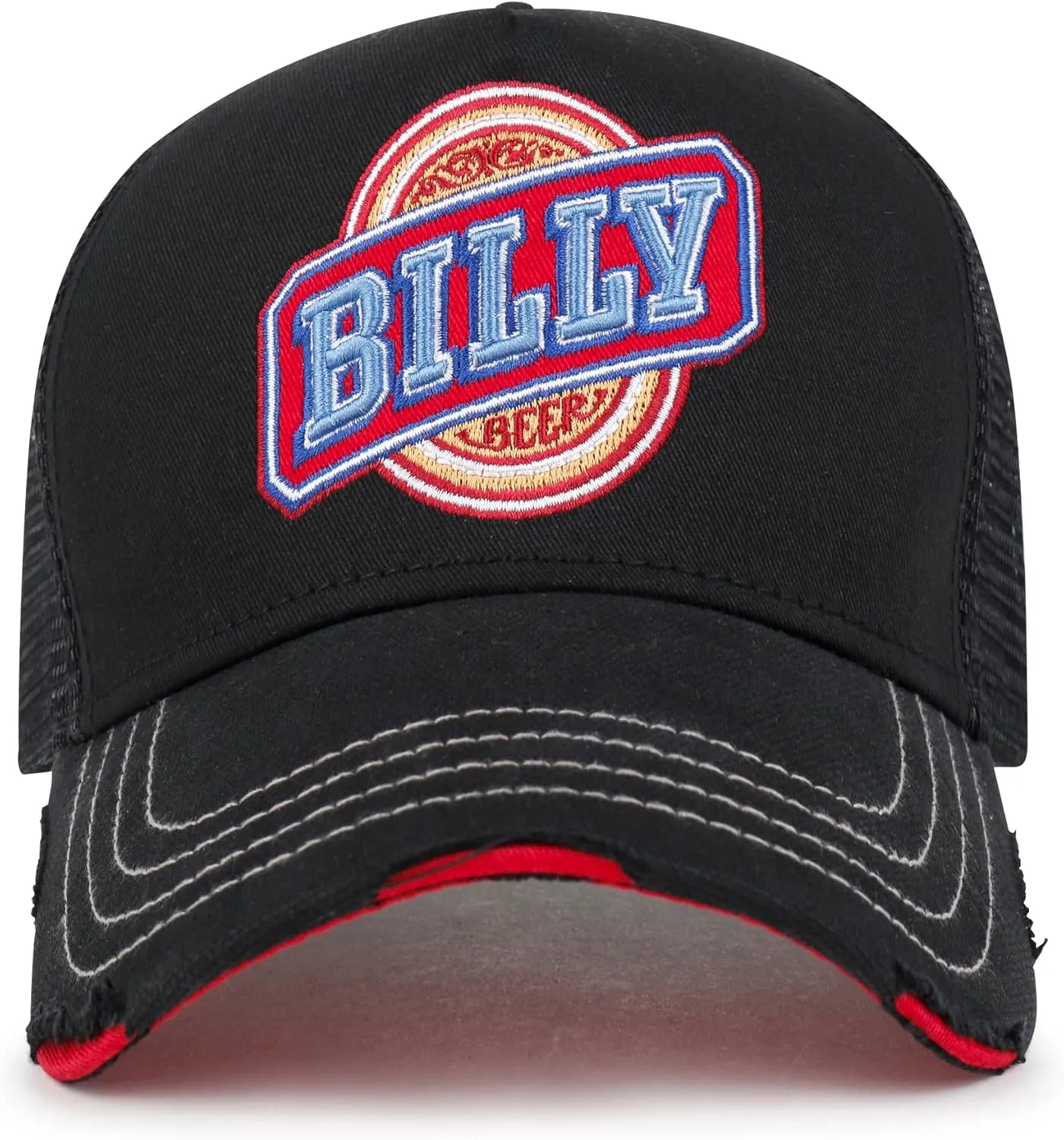 ililily Premium Road Trip Vintage Distressed Snapback Trucker Hat Baseball Cap