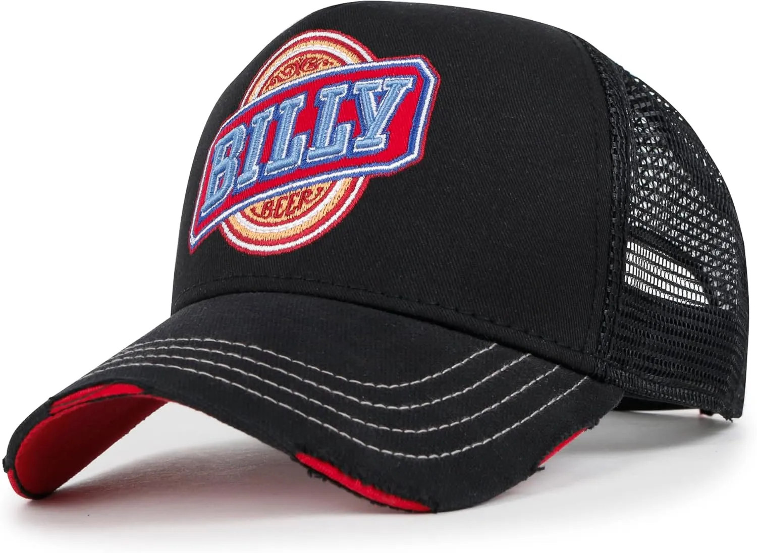 ililily Premium Road Trip Vintage Distressed Snapback Trucker Hat Baseball Cap