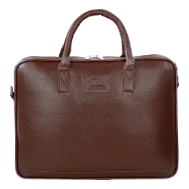 Leather World Sleek & Stylish Unisex PU Leather Office Messenger Bag