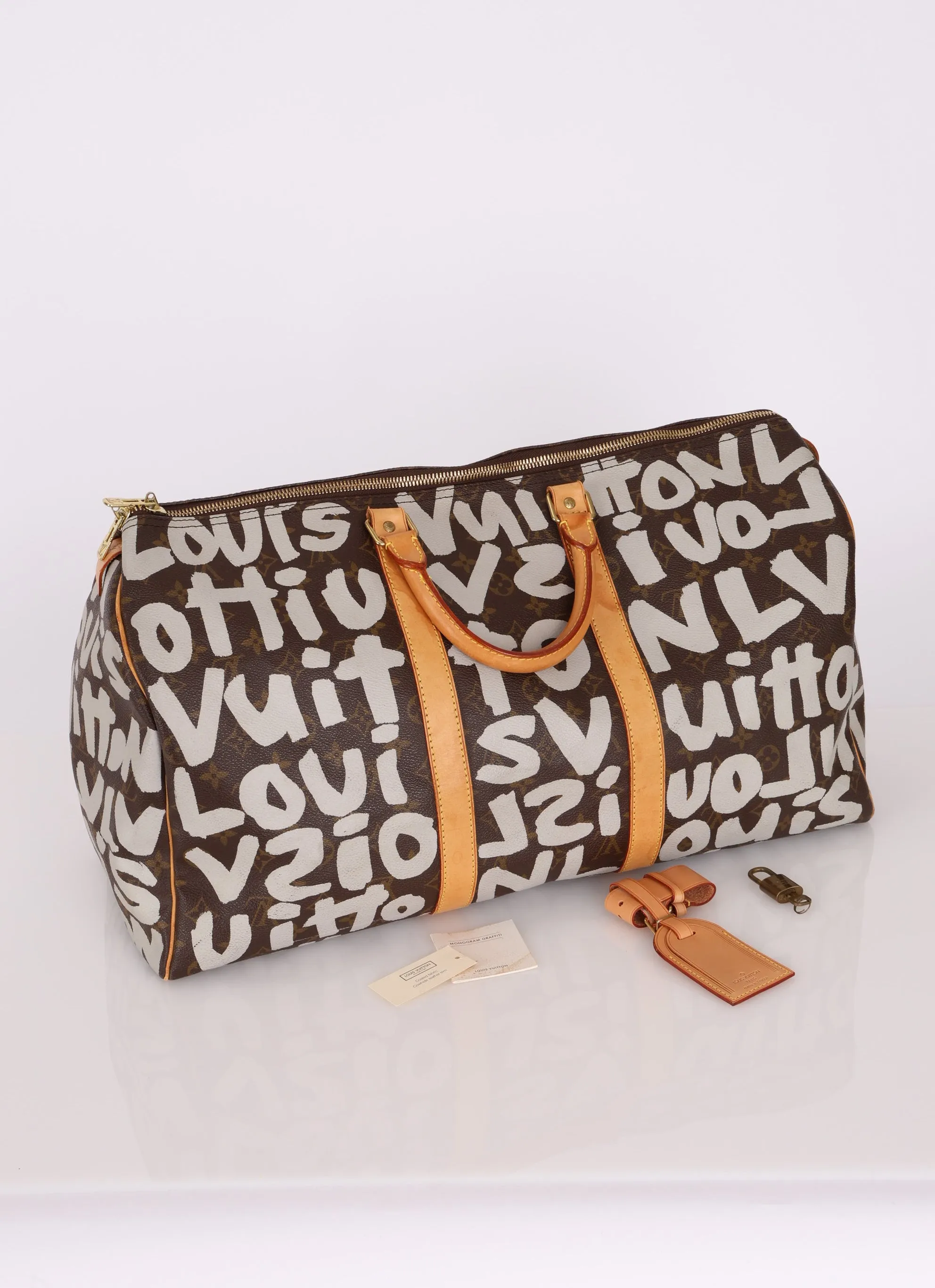 Limited Edition Louis Vuitton Stephen Sprouse Graffiti Keepall 50