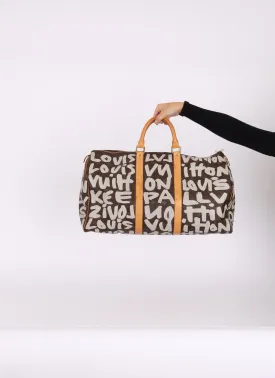 Limited Edition Louis Vuitton Stephen Sprouse Graffiti Keepall 50