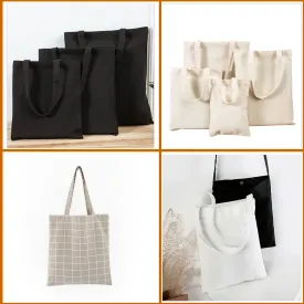 New Canvas Cotton bag grocery handbag