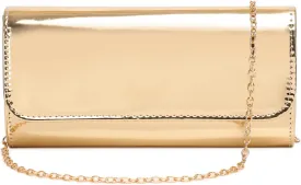 Patent Leather Envelope Clutch Womens Evening Handbag Stylish Shoulder Bag Purse for Christmas Wedding Party Prom