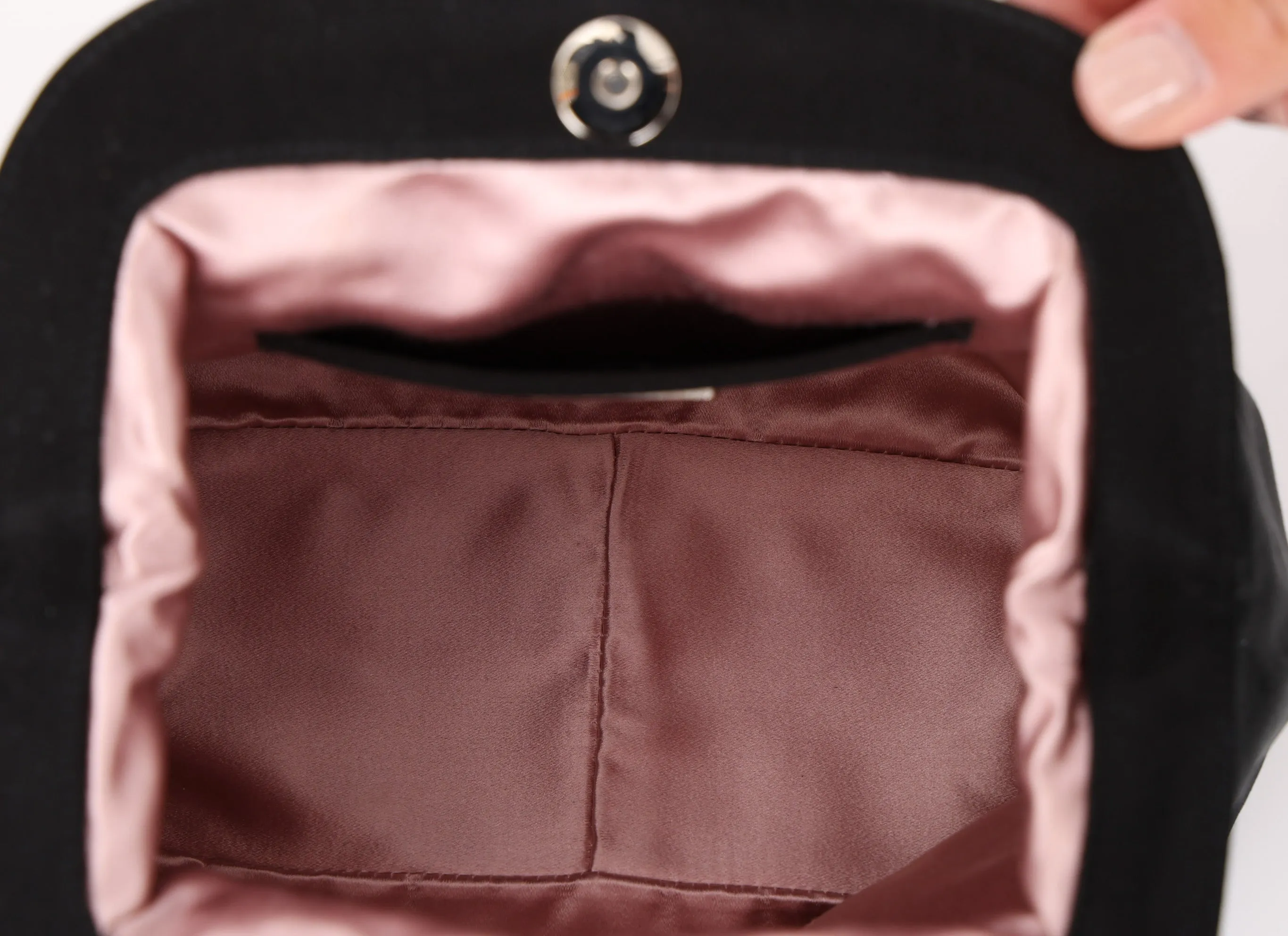 Prada Satin Beaded Teddy Bear Mini Bag