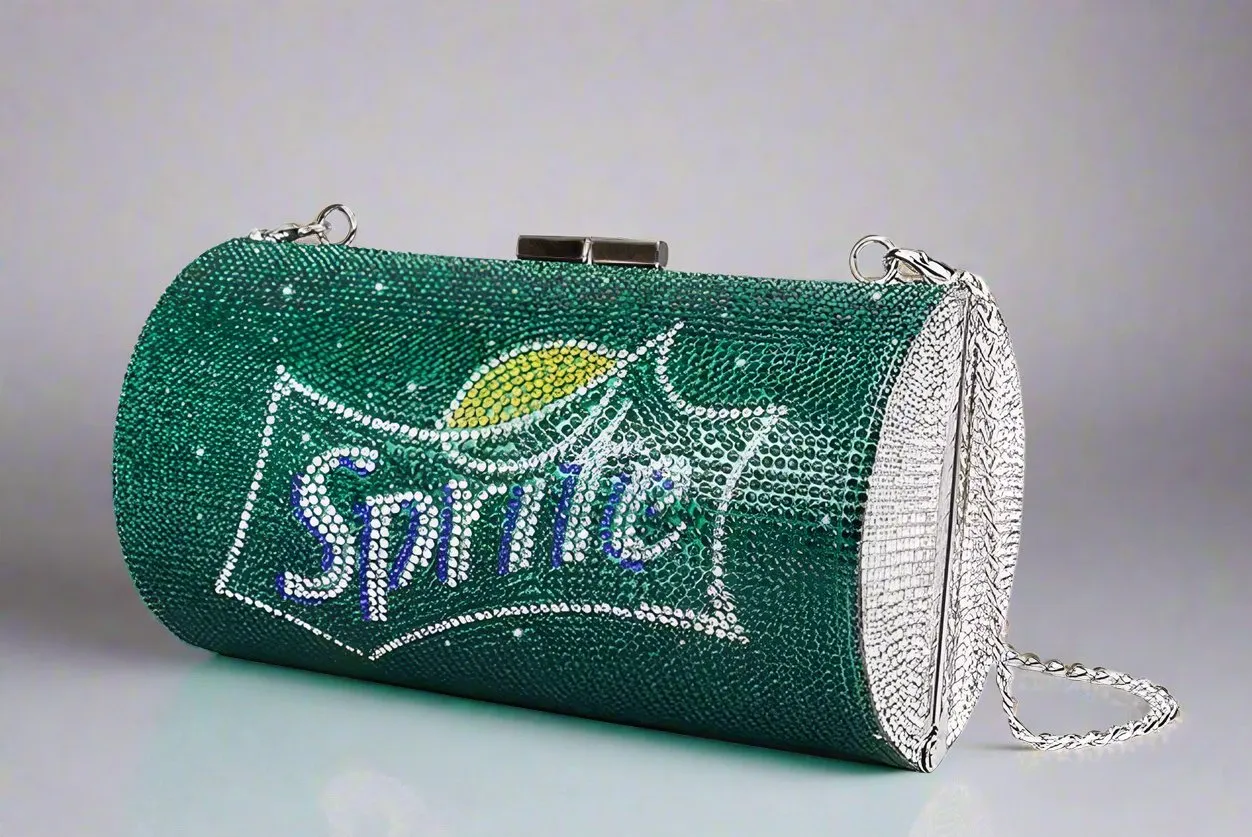 "Rehydration" Thirst Quenchin Luxury Rhinestone Evening Clutch Purse