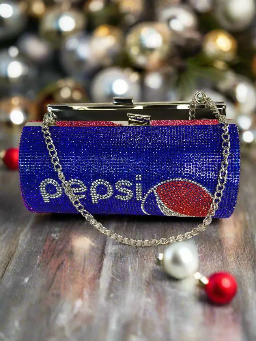 "Rehydration" Thirst Quenchin Luxury Rhinestone Evening Clutch Purse