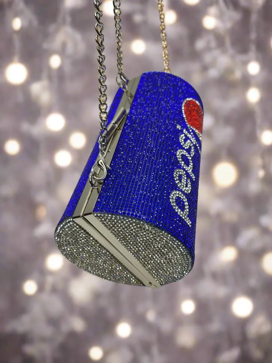 "Rehydration" Thirst Quenchin Luxury Rhinestone Evening Clutch Purse