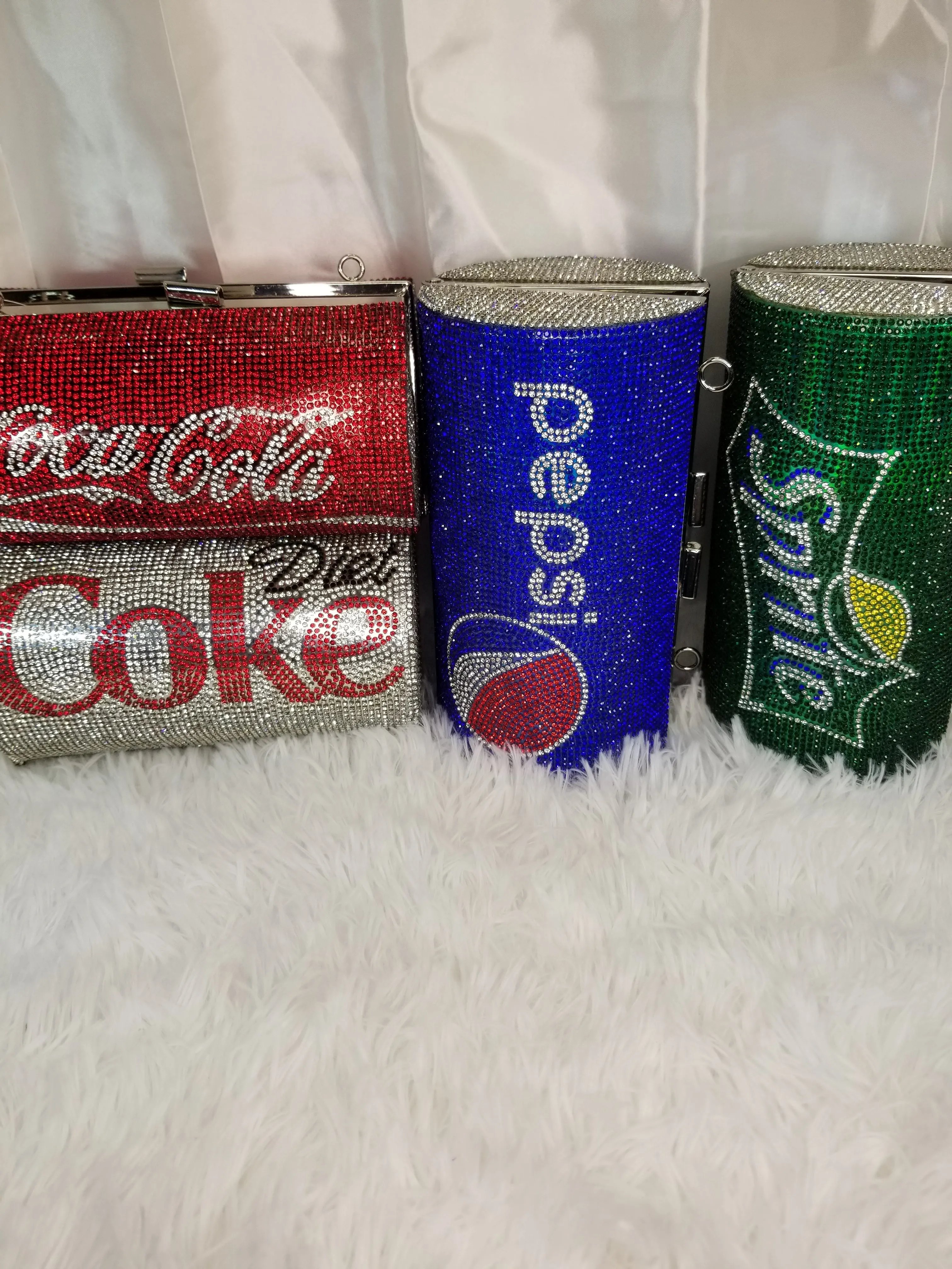 "Rehydration" Thirst Quenchin Luxury Rhinestone Evening Clutch Purse