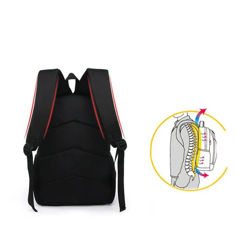 Rainbow Friends Backpack Cartoon Student Large Capacity School Bag Outdoor Travel Bag