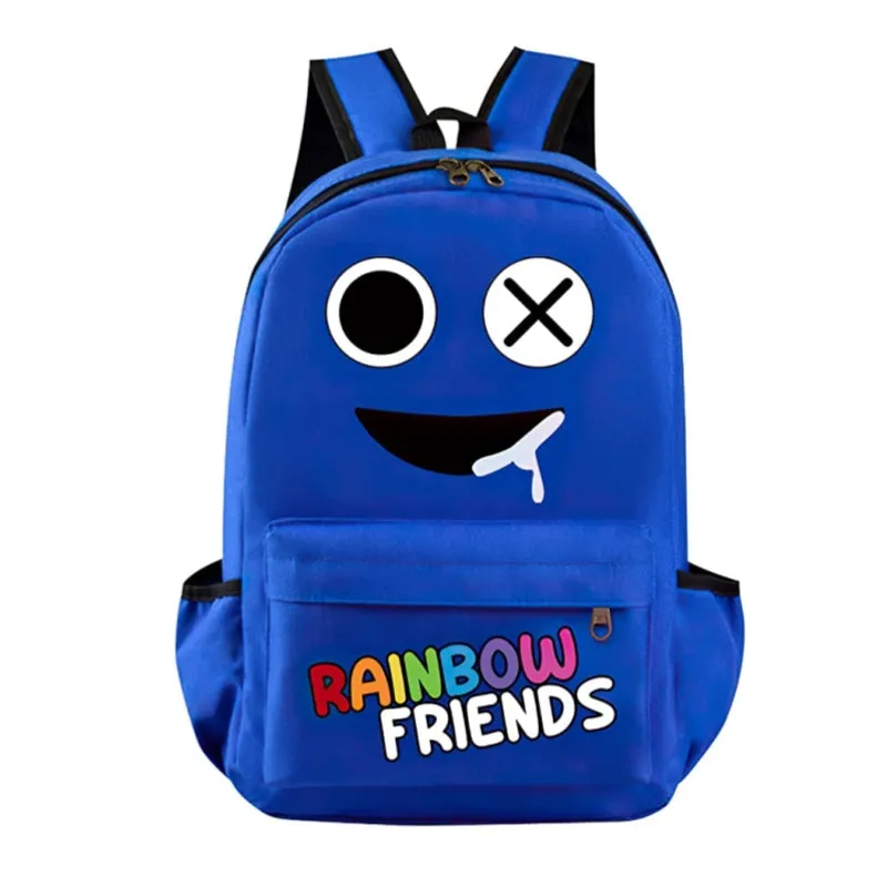 Rainbow Friends Backpack Cartoon Student Large Capacity School Bag Outdoor Travel Bag