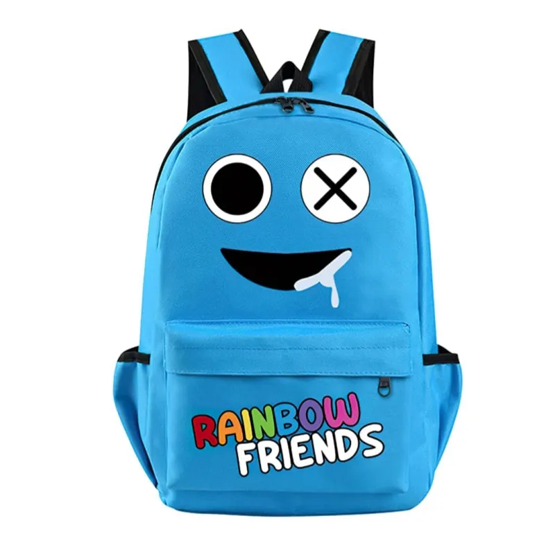 Rainbow Friends Backpack Cartoon Student Large Capacity School Bag Outdoor Travel Bag