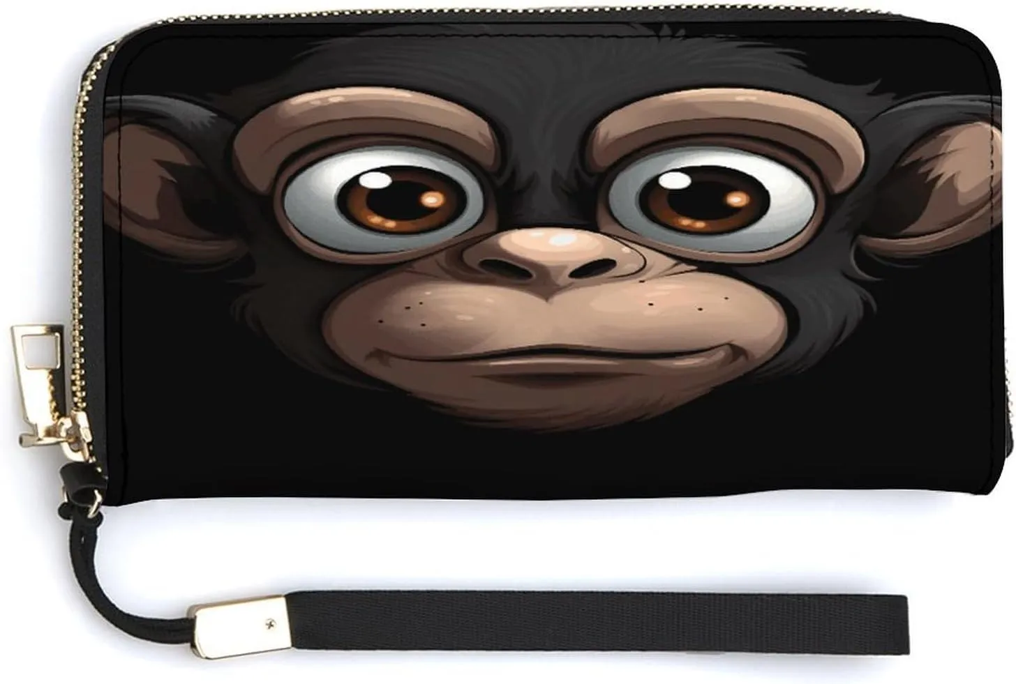 Rfid Wallet Women Personalized Cartoon Monkey Long Clutch Wallet Card Wallets For Women Men