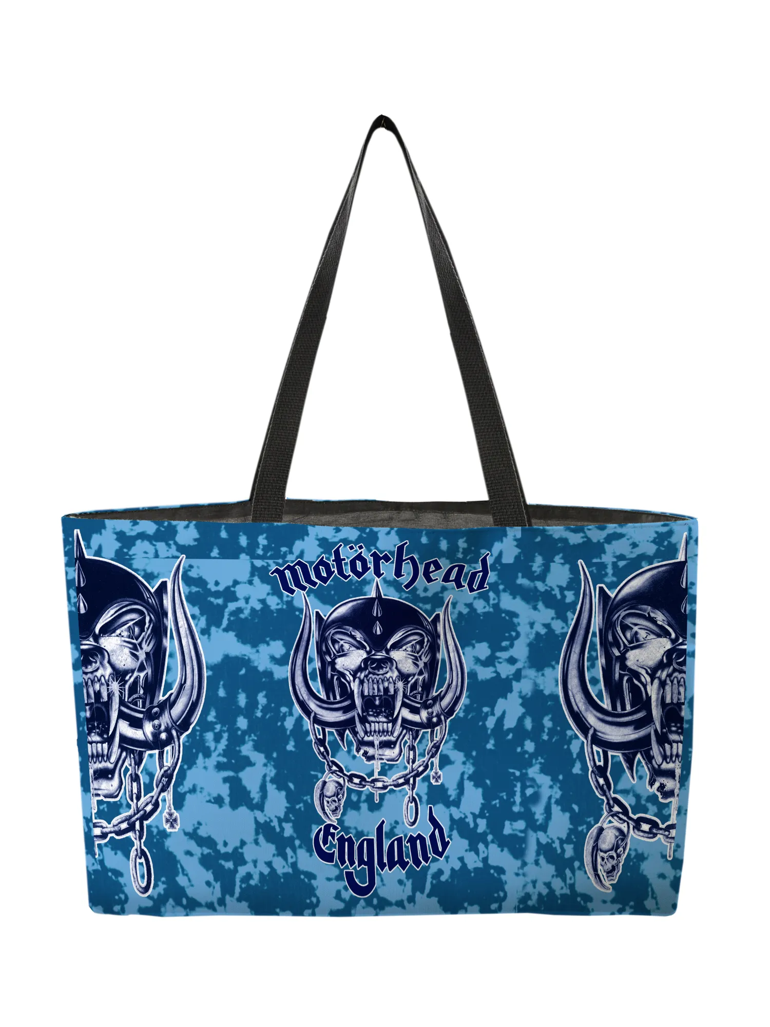Rocksax Motorhead Webbing Handled Beach/Shopper Bag - Blue Camo