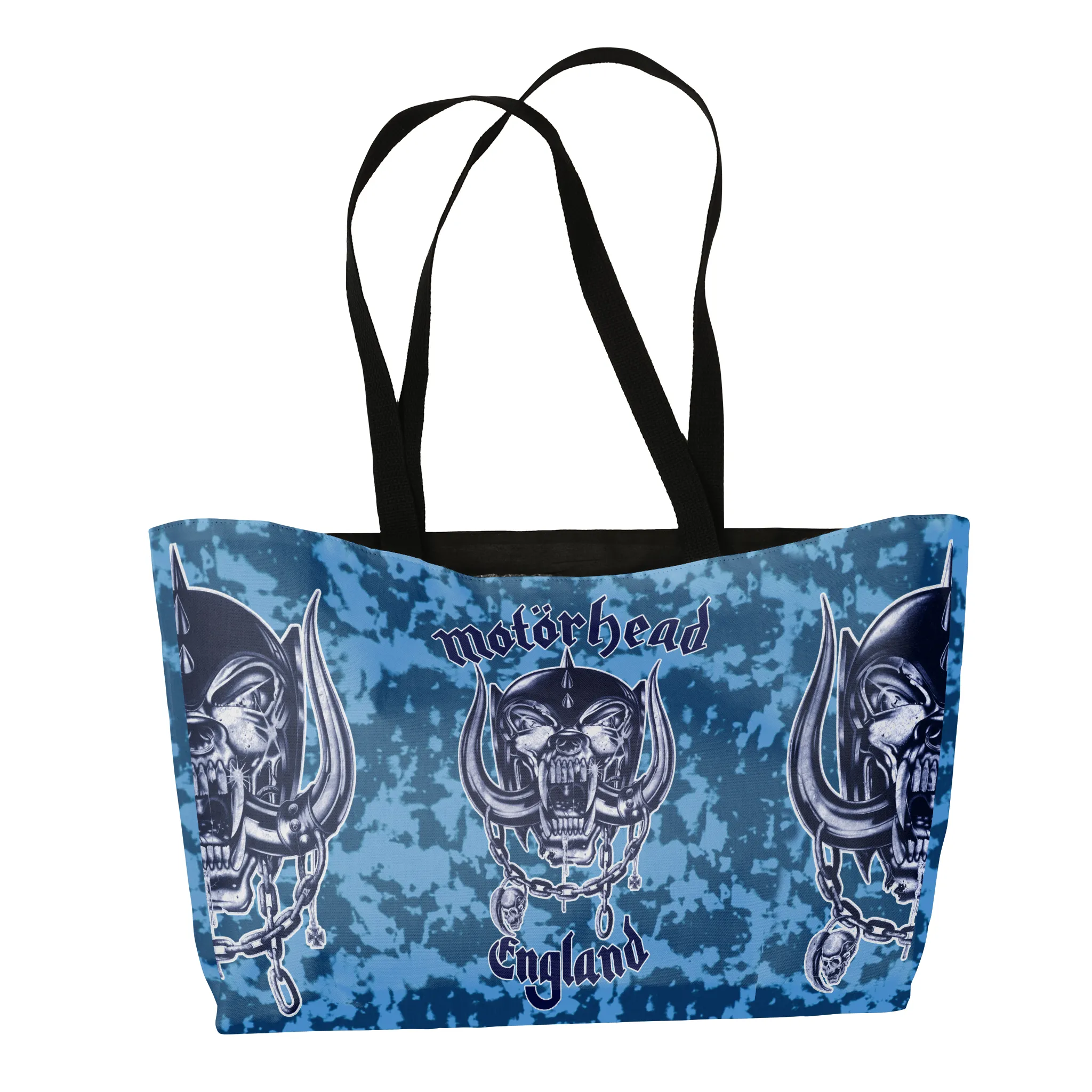 Rocksax Motorhead Webbing Handled Beach/Shopper Bag - Blue Camo