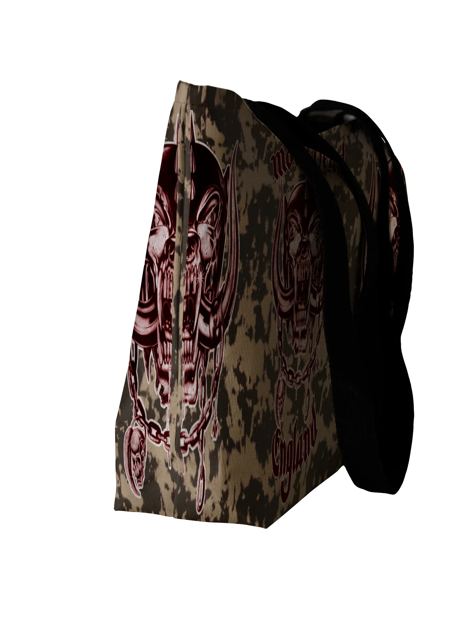 Rocksax Motorhead Webbing Handled Beach/Shopper Bag - Green Camo