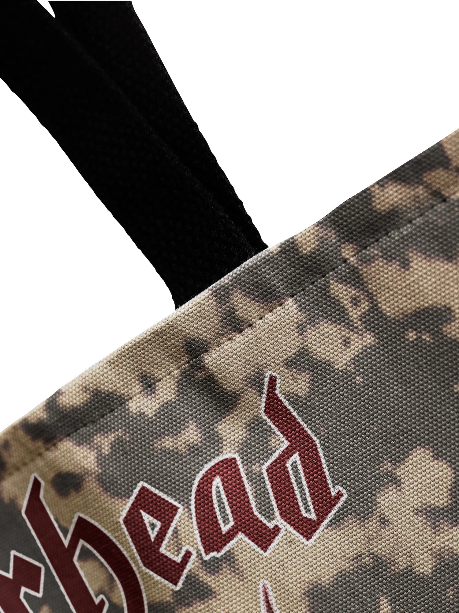 Rocksax Motorhead Webbing Handled Beach/Shopper Bag - Green Camo