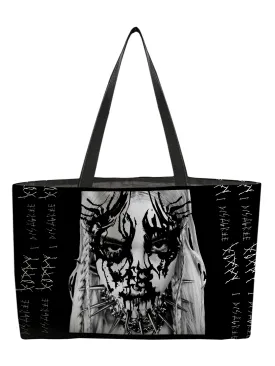 Rocksax Poppy Webbing Handled Tote/Shopper   - I Disagree