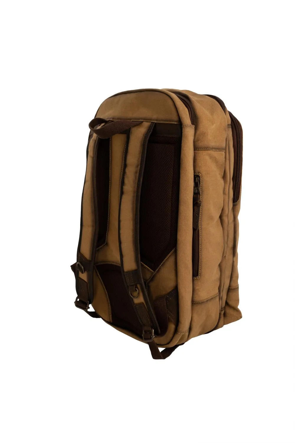 STS Ranchwear Mens Buffalo Creek Porter Tan/Chestnut Buffalo Leather Backpack
