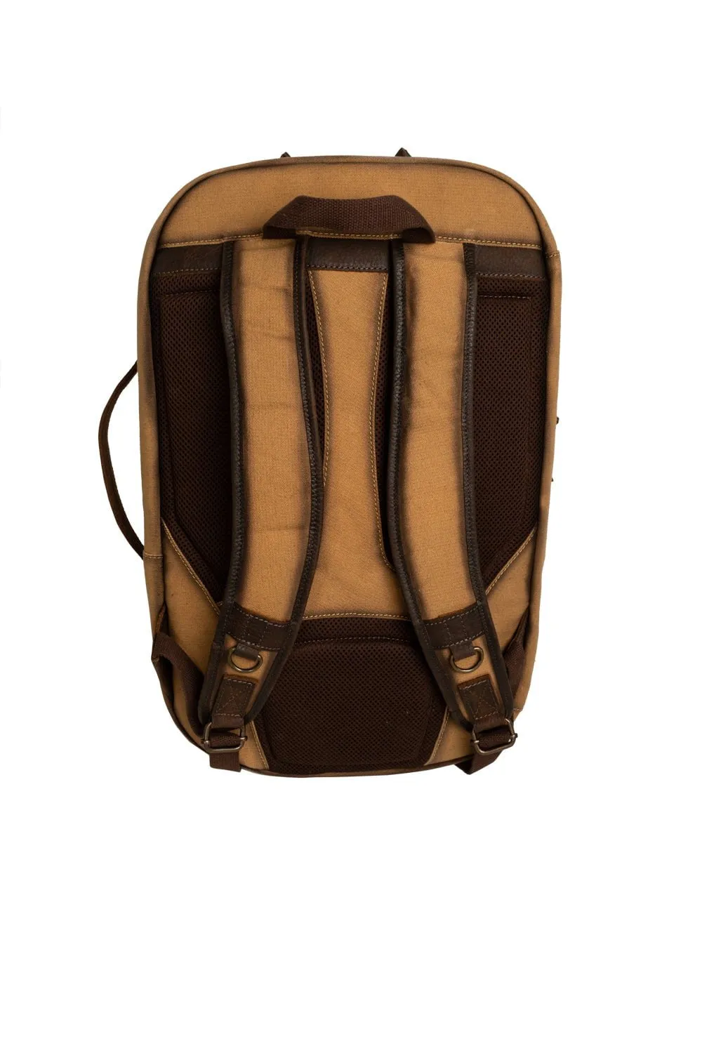 STS Ranchwear Mens Buffalo Creek Porter Tan/Chestnut Buffalo Leather Backpack