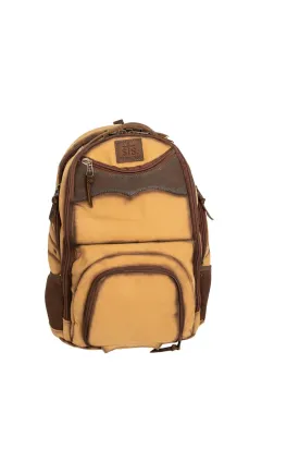 STS Ranchwear Mens Buffalo Creek Theo Tan/Chestnut Buffalo Leather Backpack