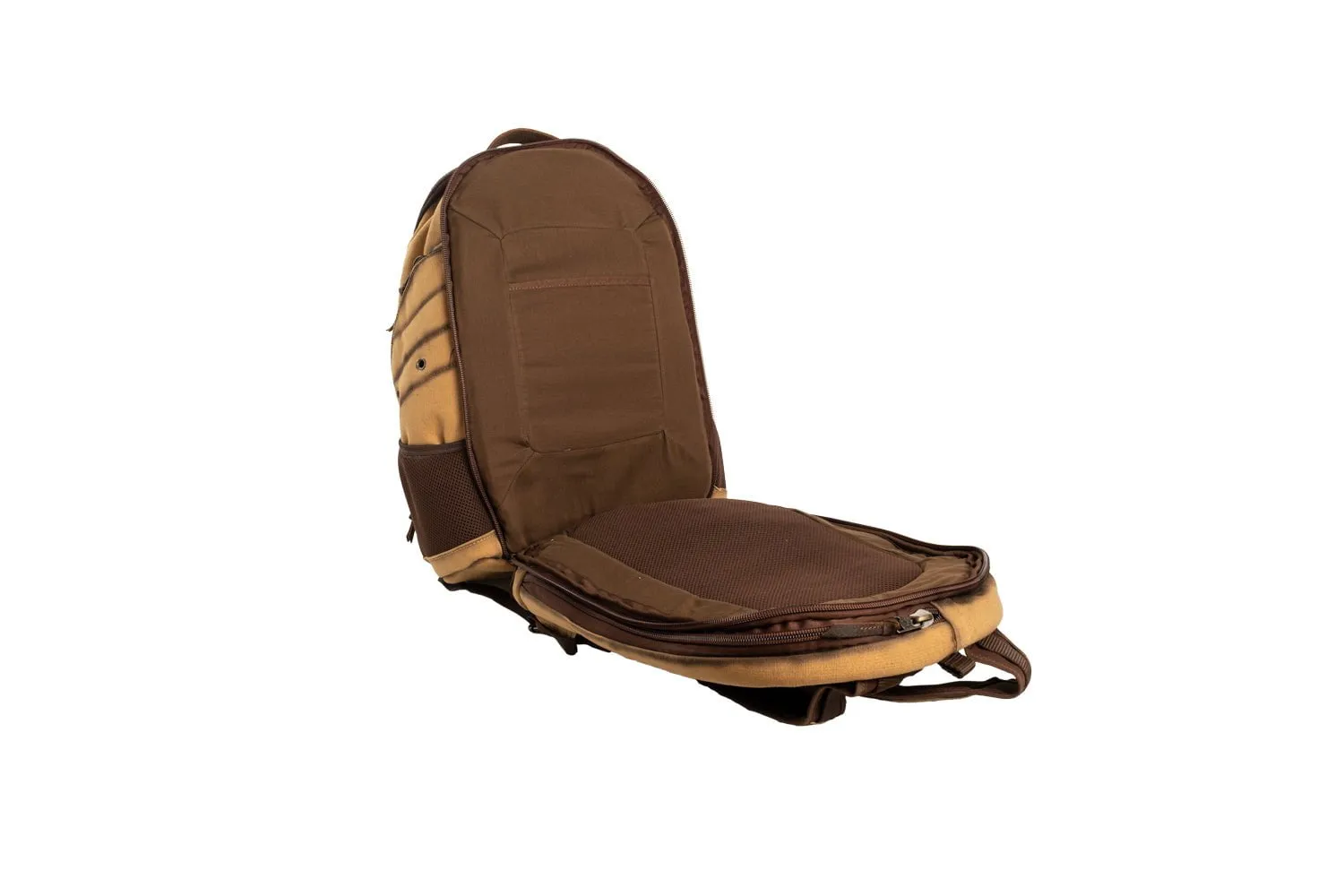 STS Ranchwear Mens Buffalo Creek Theo Tan/Chestnut Buffalo Leather Backpack
