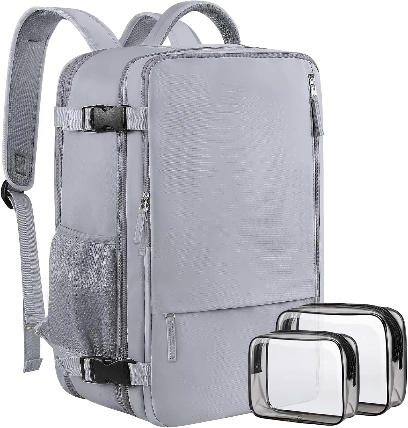 Travel Backpack for Women Men, 40L Carry On Backpack, 17 Inch Laptop Backpack, Waterproof Backpack, College Bookbag, Laptop Backpack, Backpack for Women, as Person Item Flight Approved