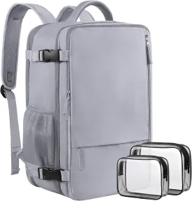 Travel Backpack for Women Men, 40L Carry On Backpack, 17 Inch Laptop Backpack, Waterproof Backpack, College Bookbag, Laptop Backpack, Backpack for Women, as Person Item Flight Approved