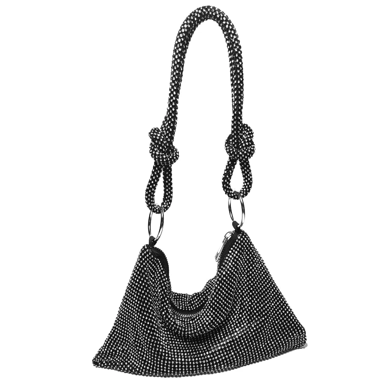 Women Glitter Evening Bags Shiny Rhinestone Handbag Purses